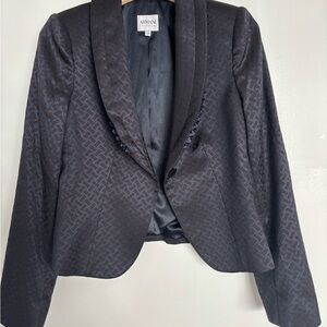 Armani Collezioni Antinea Women's Black/Navy Blazer, sz 8